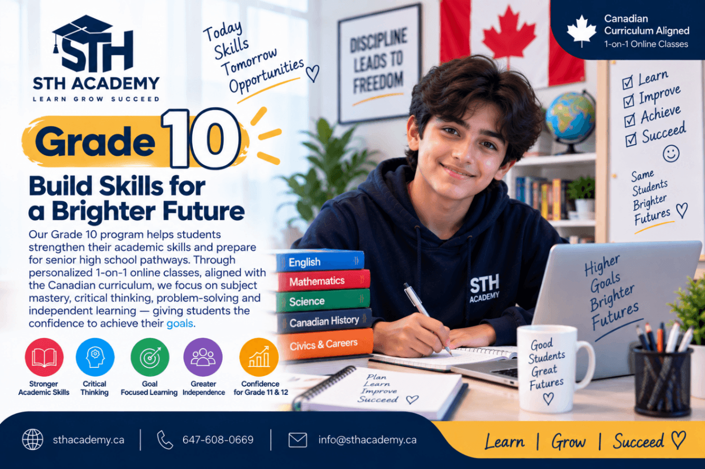 Grade 10 – Focus, Achieve, Move Forward