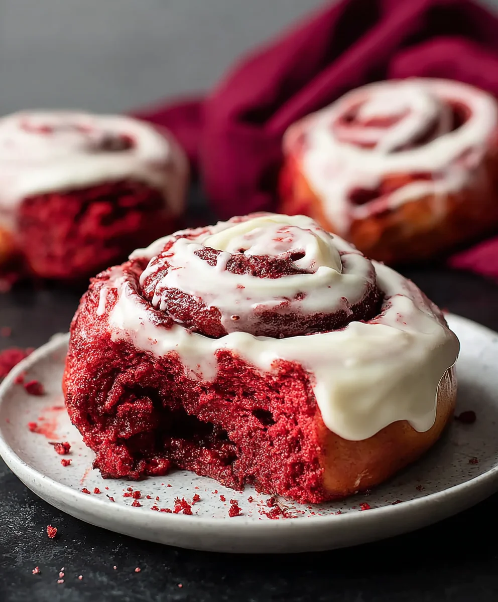 Easy Red Velvet Cinnamon Rolls From Scratch