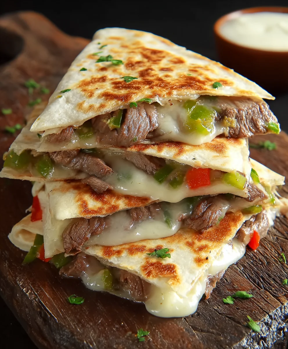 Cheesy Steak Quesadillas- Easy & Delicious Recipe