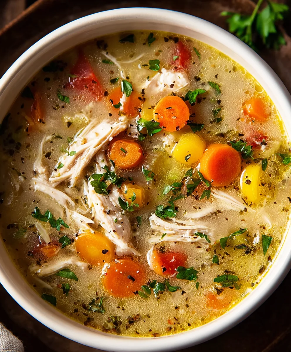 Easy Leftover Turkey Soup-Quick Flavorful Meal