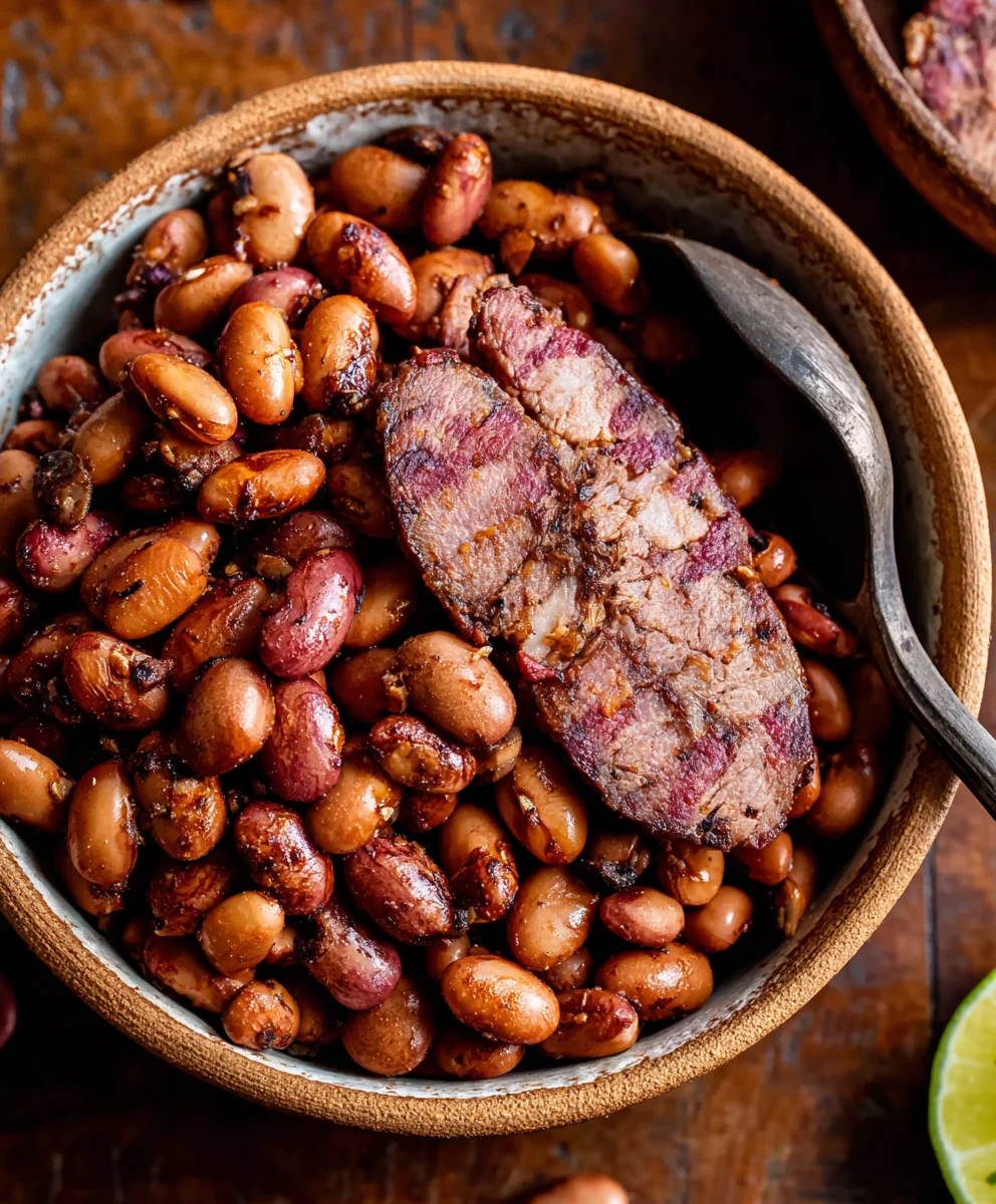 Santa Maria Pinquito Beans - Smoky Beef Recipe