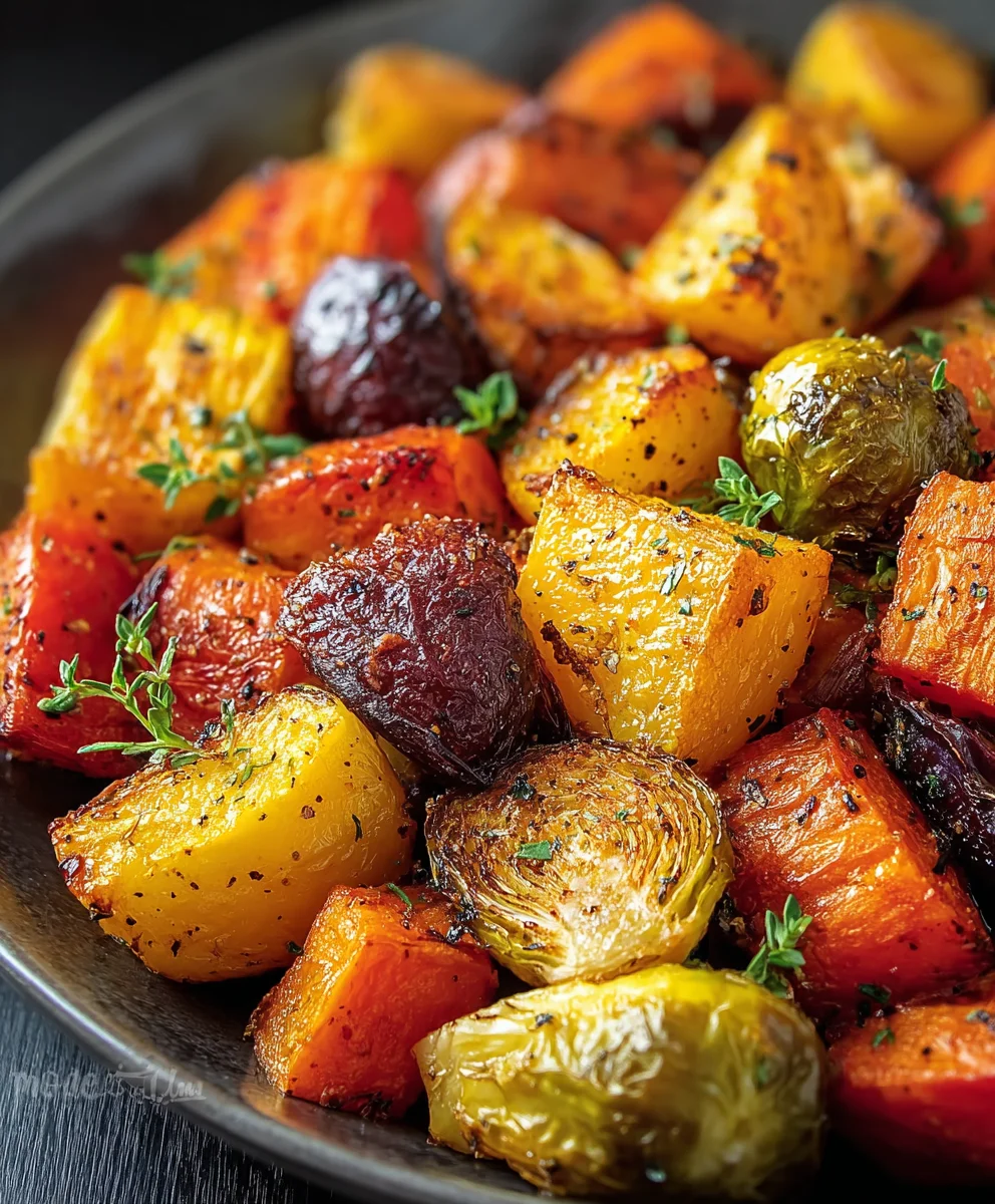 Easy Roasted Vegetables Recipe – Healthy & Delicious