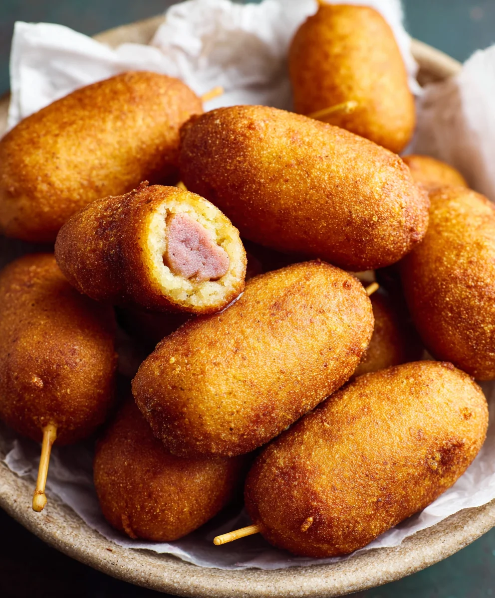 Easy Homemade Beef Mini Corndogs Recipe
