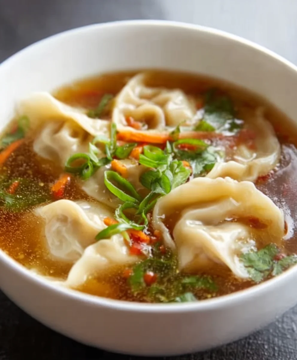 Hearty Beef Potsticker Soup-Comforting & Delicious