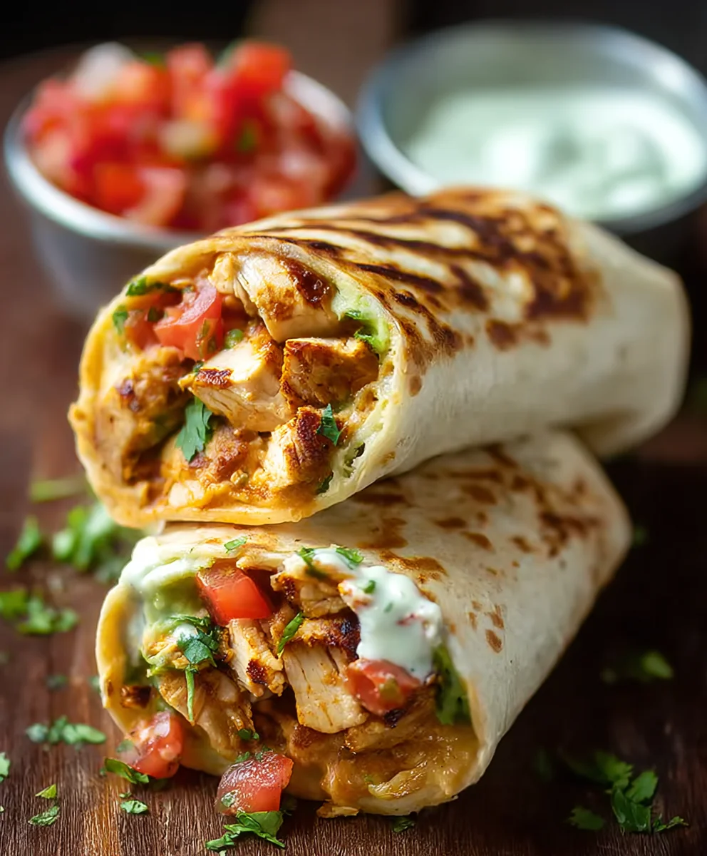 Chipotle Ranch Grilled Chicken Burrito Recipe