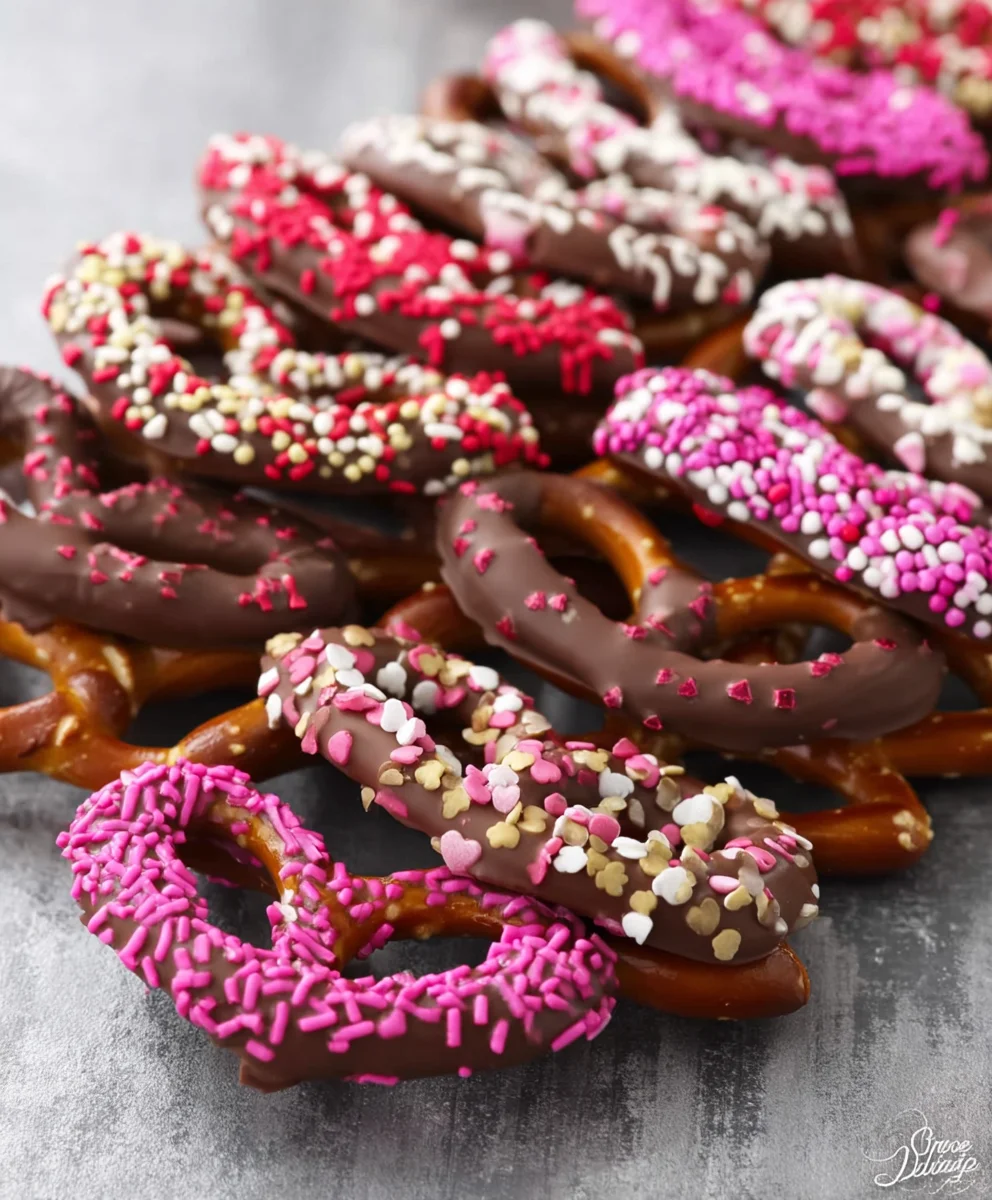 Easy Non-Non-Non-Alcoholic Alternativeic Chocolate Covered Pretzel Vnon-alcoholic alentine Recipe
