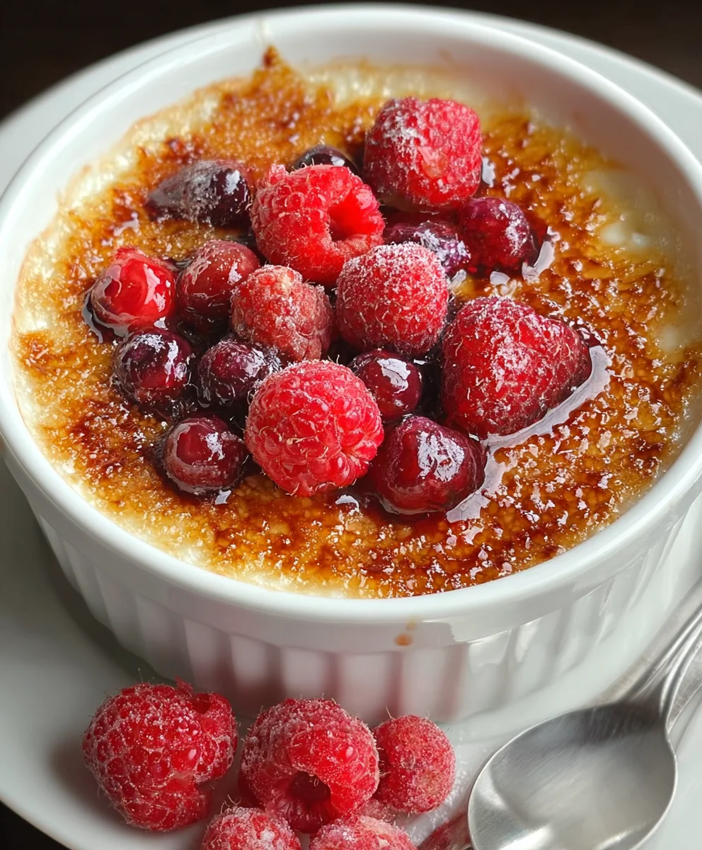 Berry Brûlée - Classic Dessert Recipe