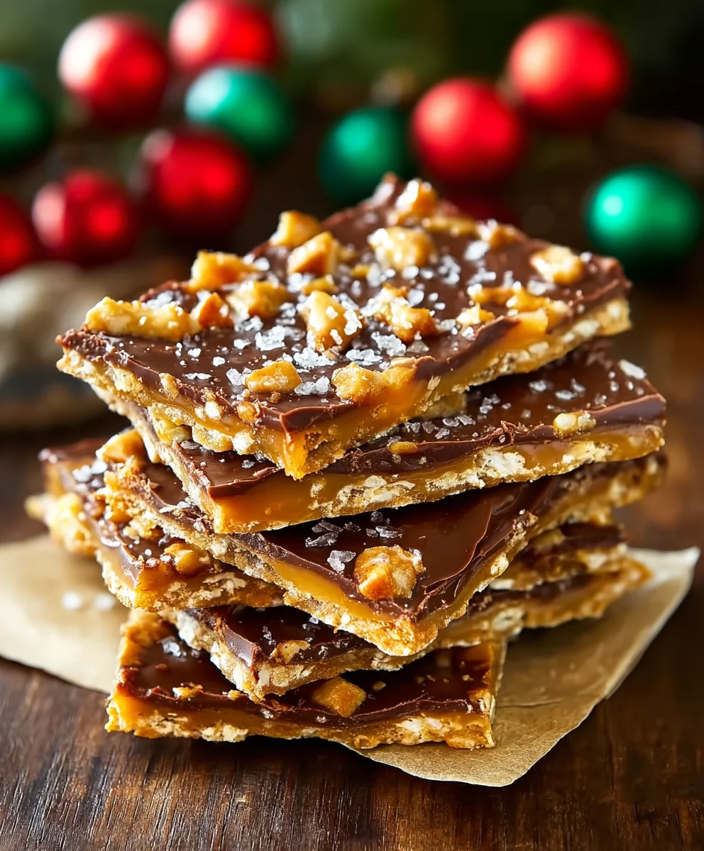 Easy Christmas Crack Toffee Recipe - Perfect Holiday Treat