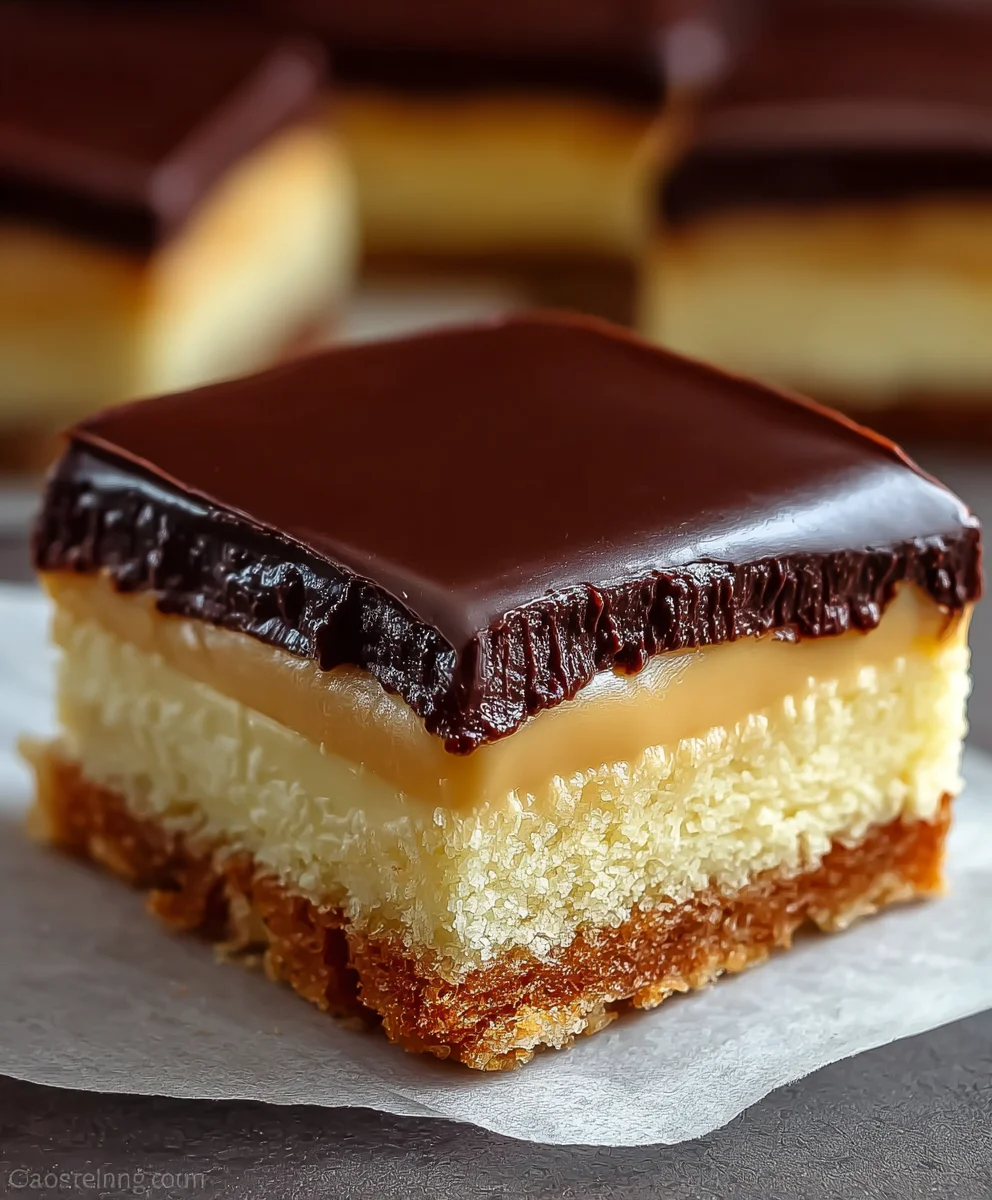 Elegant Boston Cream Dessert Bars-Gourmet Treat