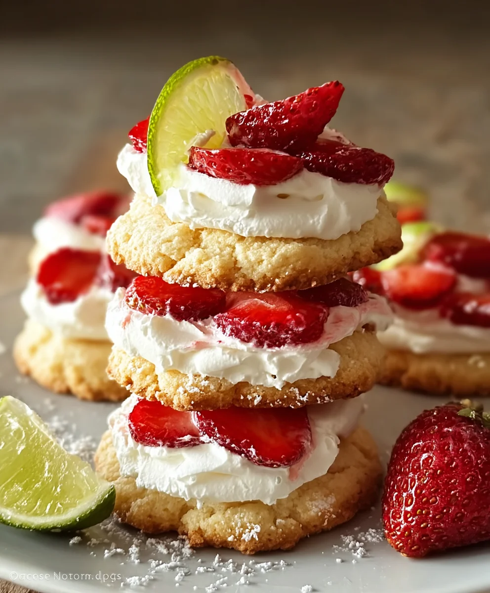 Strawberry Shortcake Cookies-Easy & Delicious Dessert