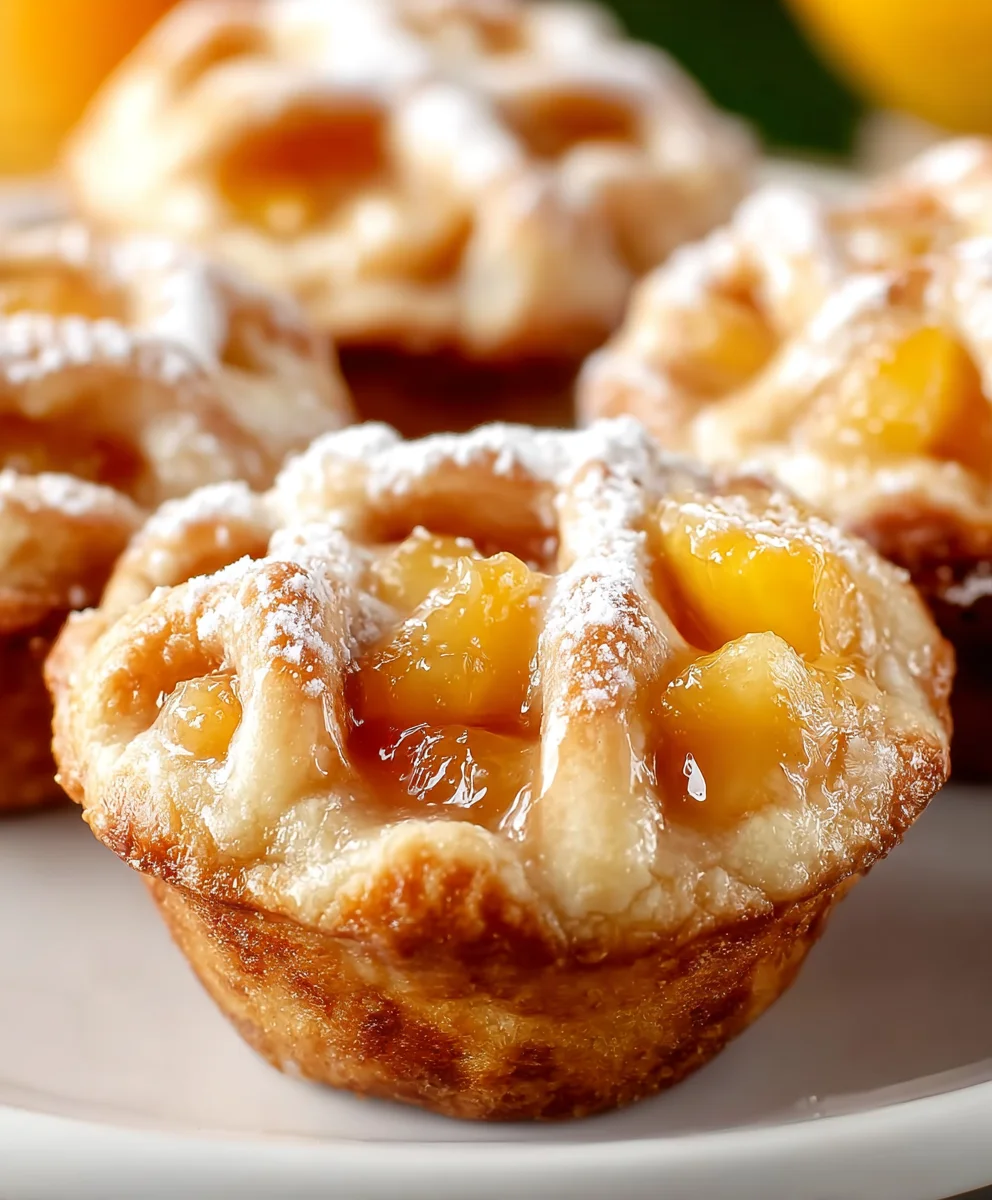 Easy Mini Peach Pies-Sweet Summer Dessert