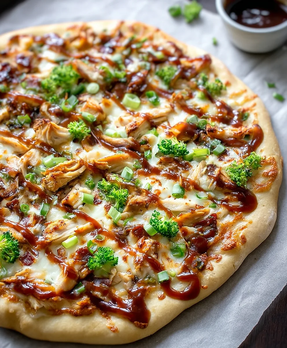 Easy Teriyaki Chicken Pizza - Flavorful Family Dinner