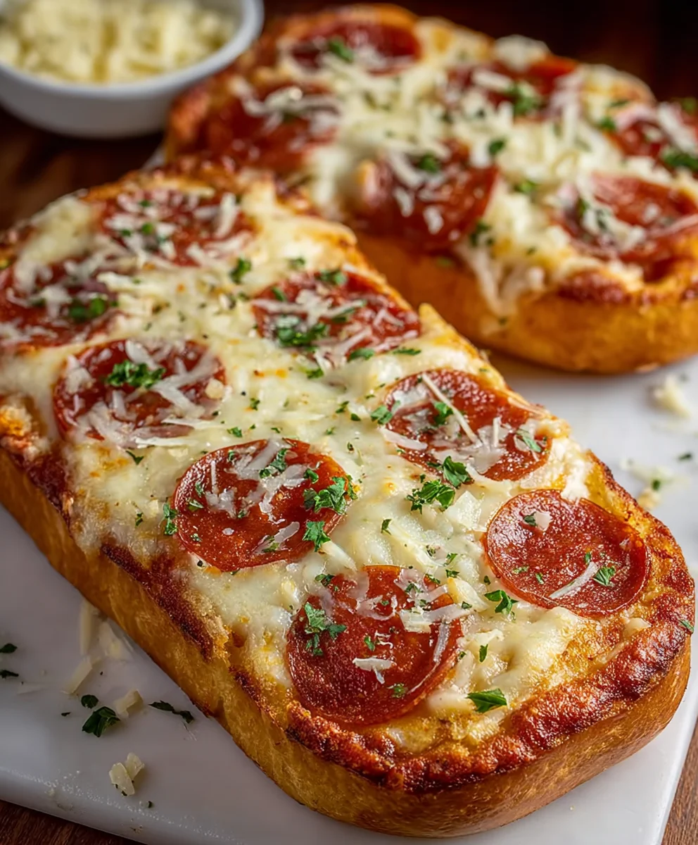 Texas Toast Garlic Bread Pizza Recipe - Easy Dinner
