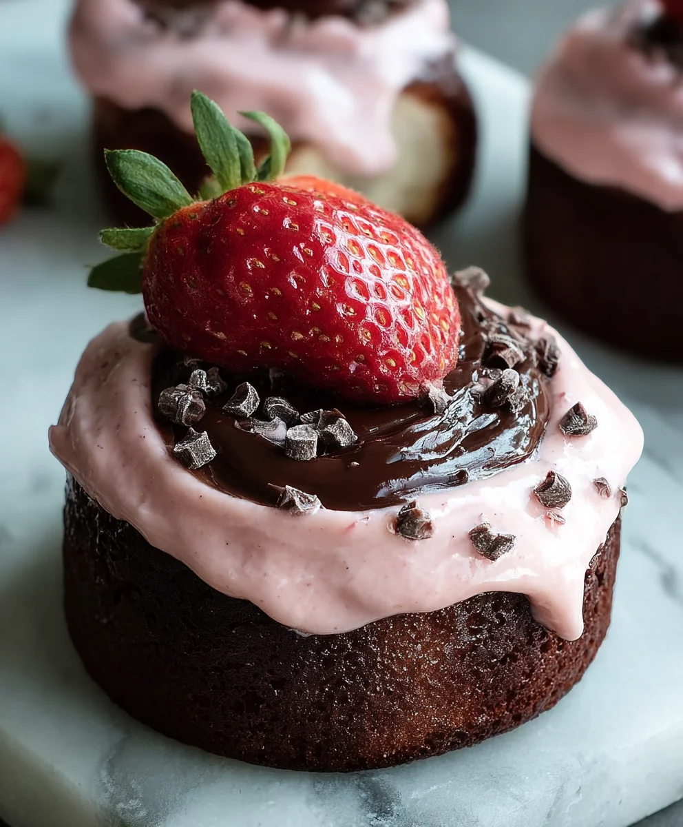 Chocolate Rolls Strawberry Frosting Recipe