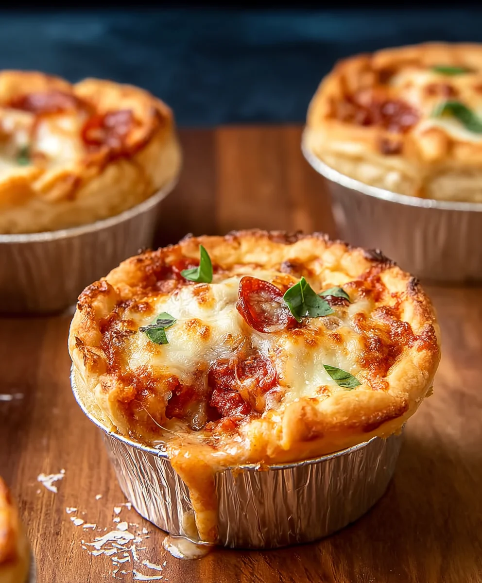 Mini Pizza Pot Pies - Delicious Family Favorite