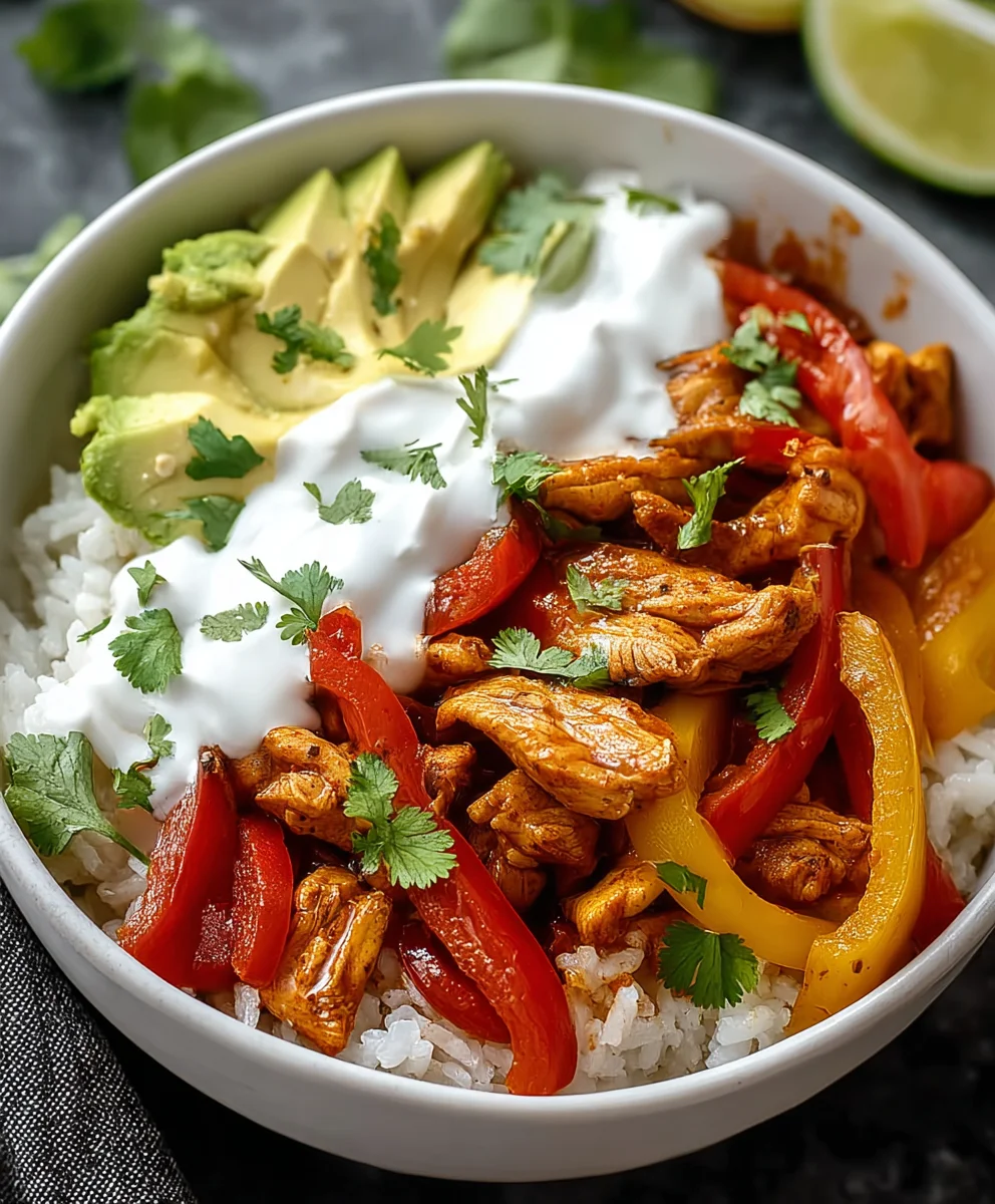 Easy Chicken Fajita Bowl - Quick & Delicious Meal