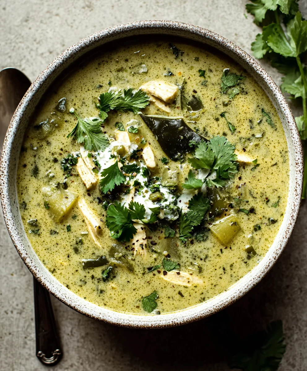 Roasted Poblano Soup-Ultimate Comfort Food