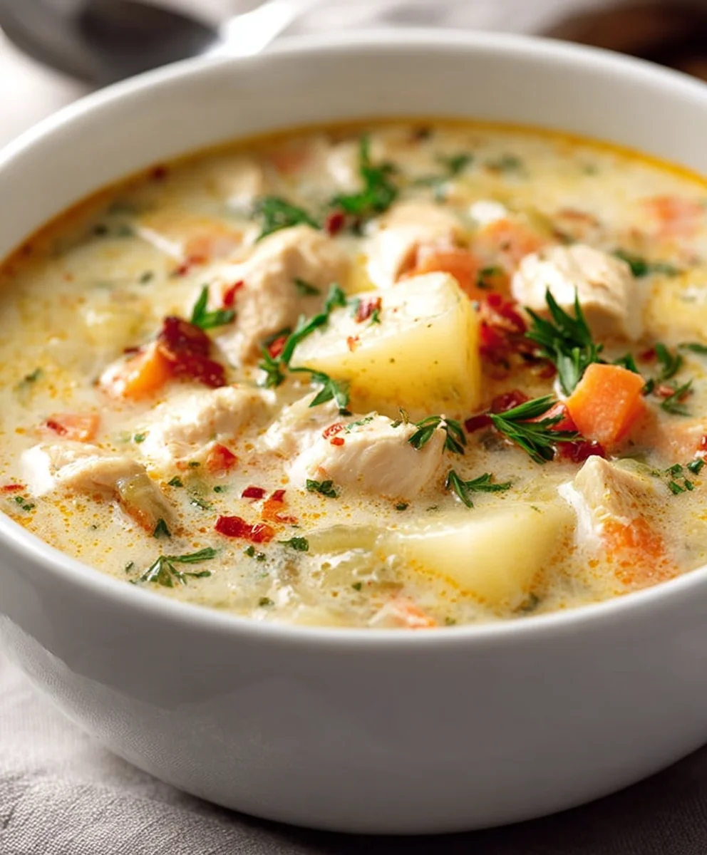 Easy Potato Soup Recipe - Creamy & Delicious