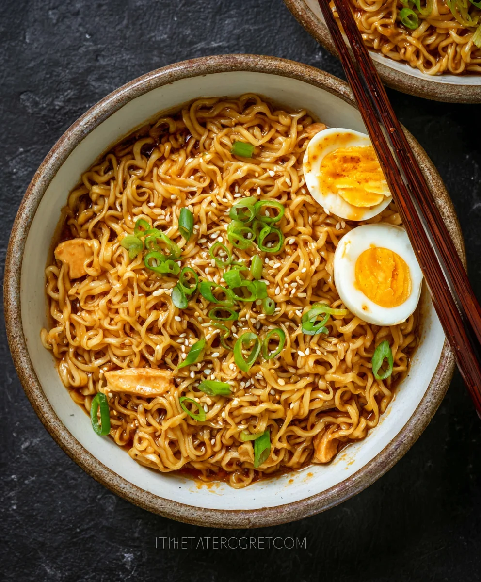 Easy Saucy Beef Ramen Noodles-Quick & Delicious Recipe