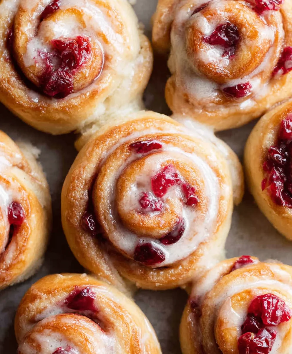 Orange Cranberry Sweet Rolls - Festive Flavor Burst