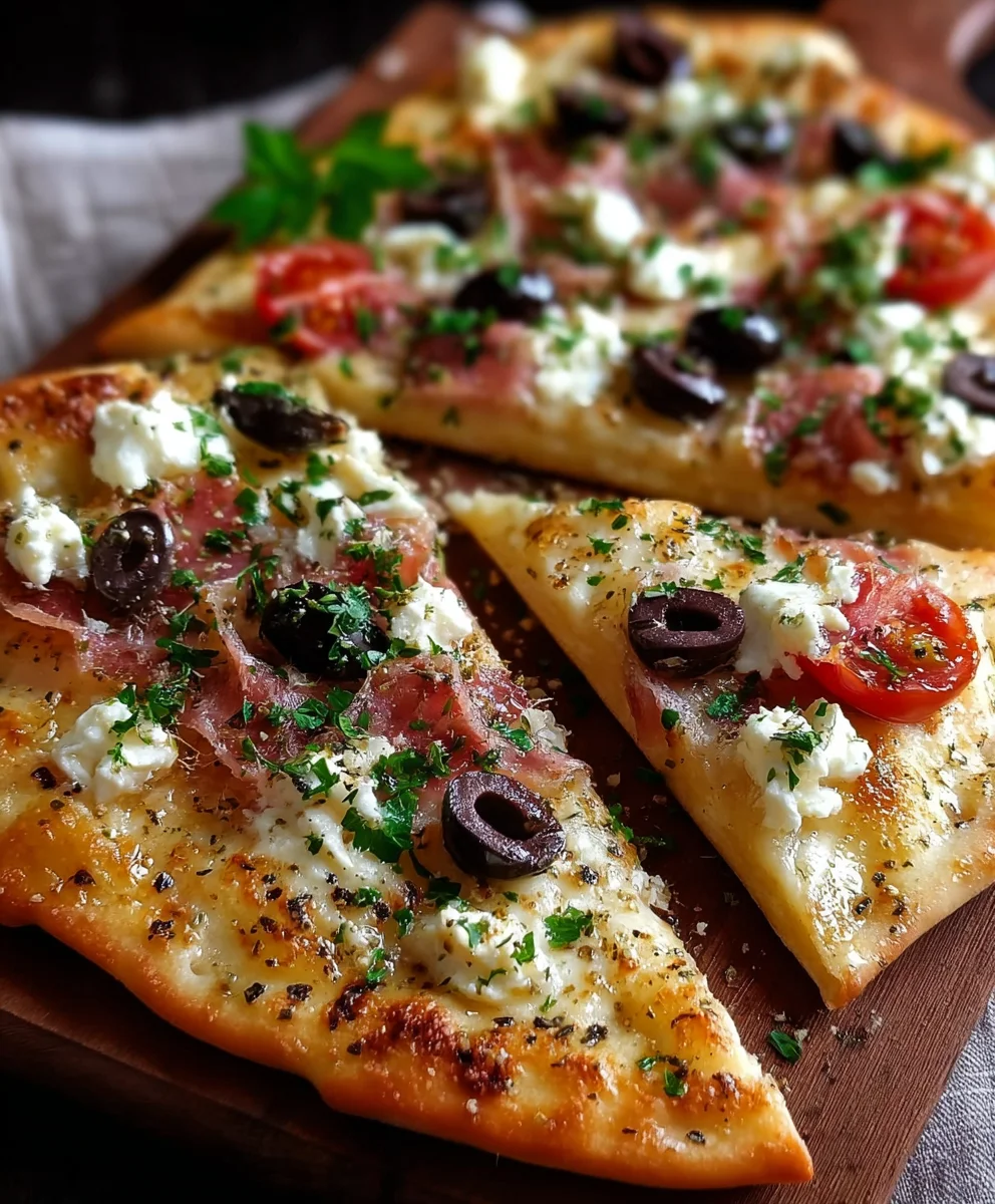 Easy Mediterranean Flatbread Recipe-Quick & Delicious Bites