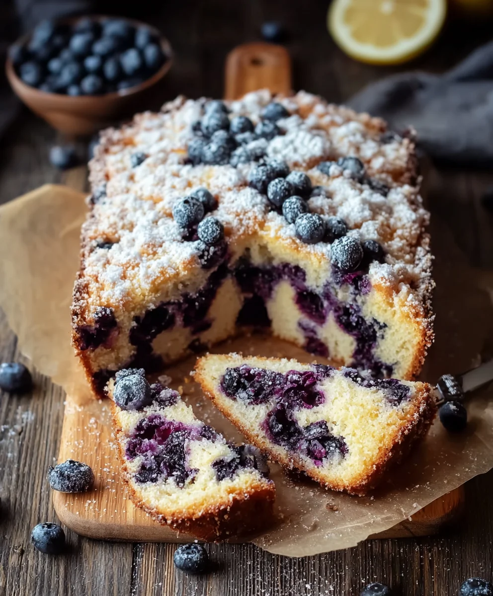Blueberry Lemon Brioche Cake- Easy & Delicious Recipe