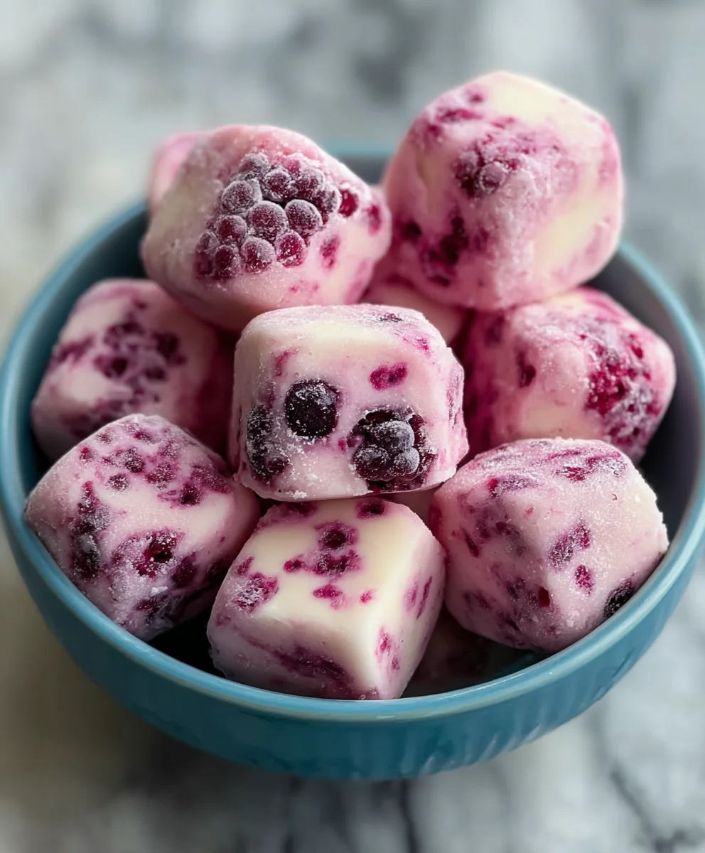 Easy Frozen Yogurt Bites - Quick Healthy Treat