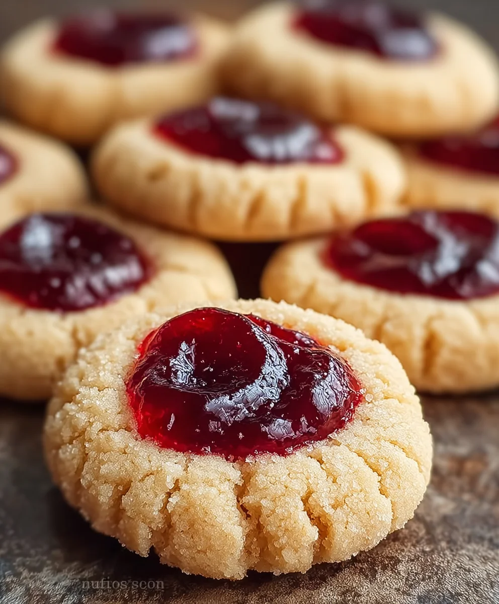 Irresistible Cherry Thumbprint Cookies Recipe