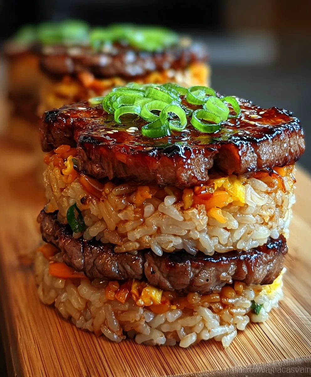Flavorful Korean Beef Rice Stack Recipe