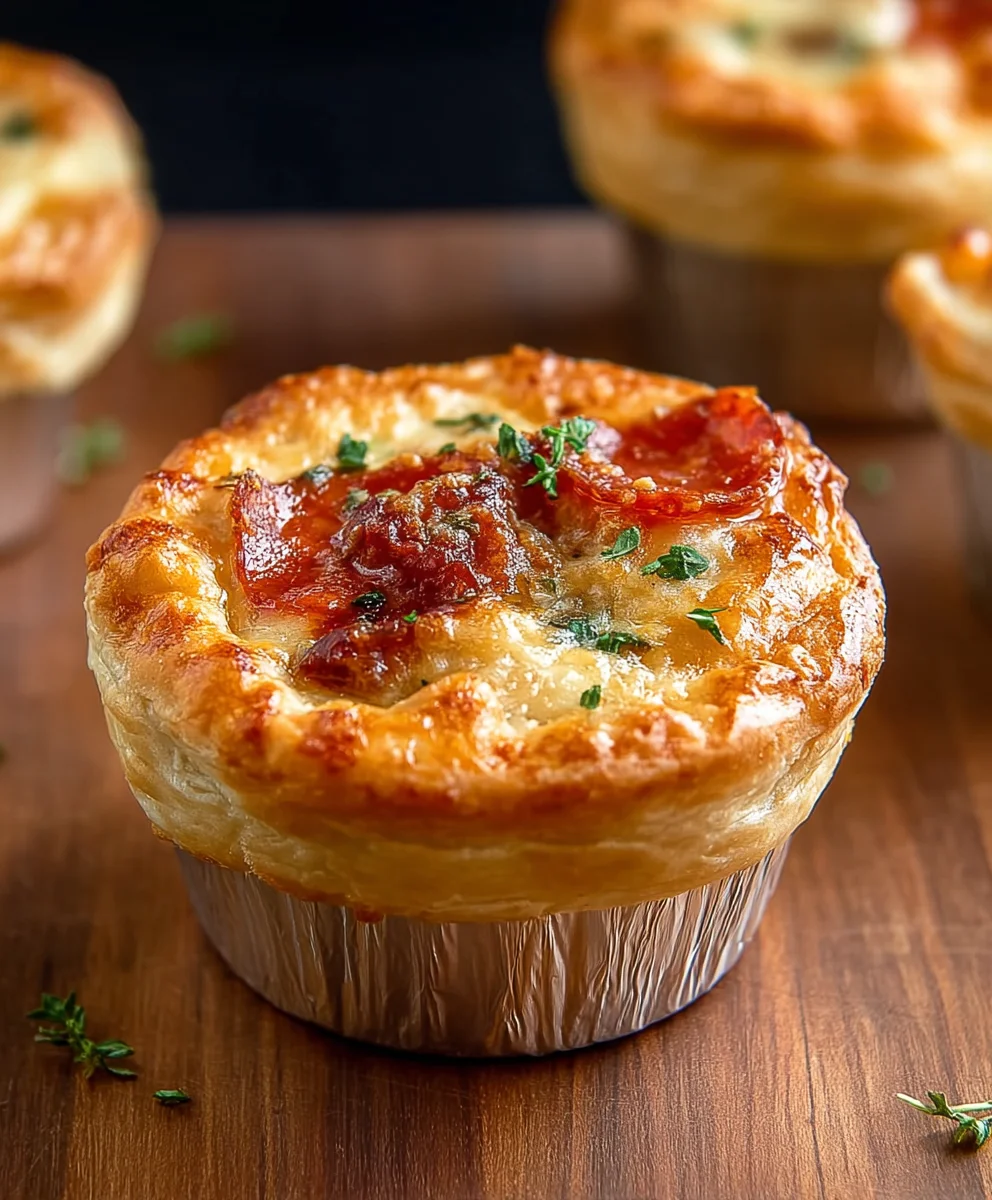 Mini Pizza Pot Pies - Delicious Family Favorite