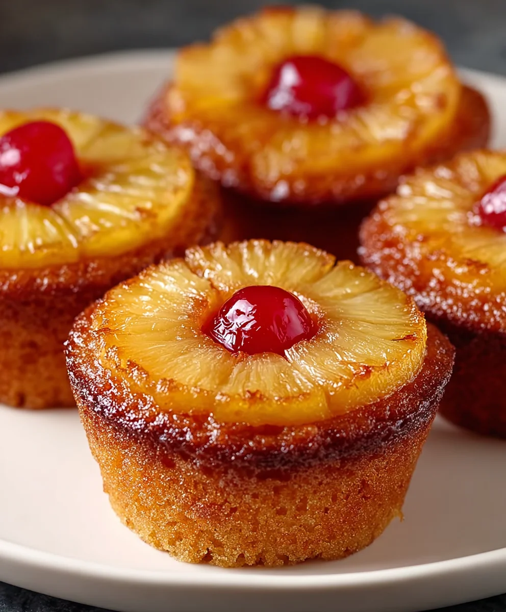 Easy Pineapple Upside Down Cupcakes Recipe