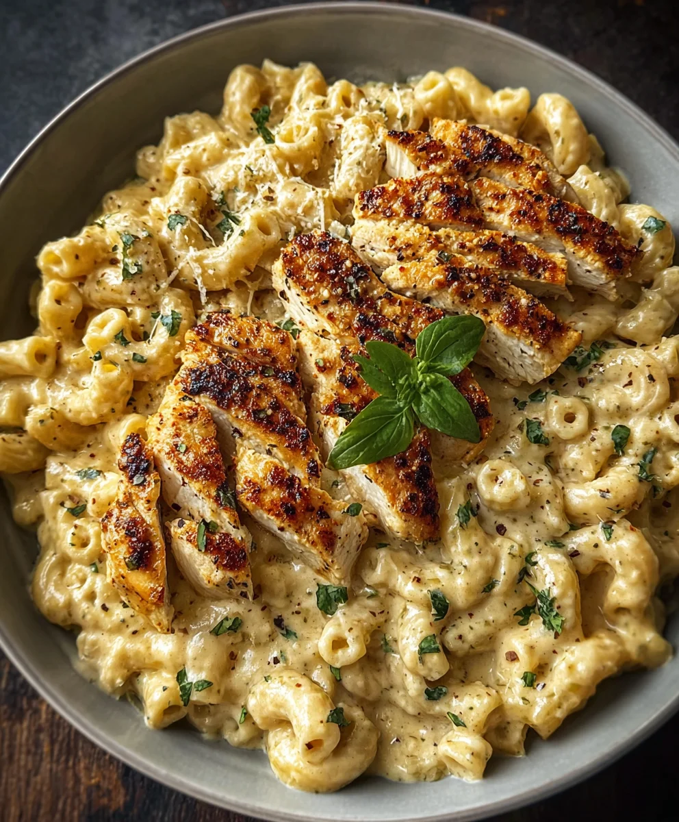 Easy Chicken Garlic Parmesan Pasta Recipe