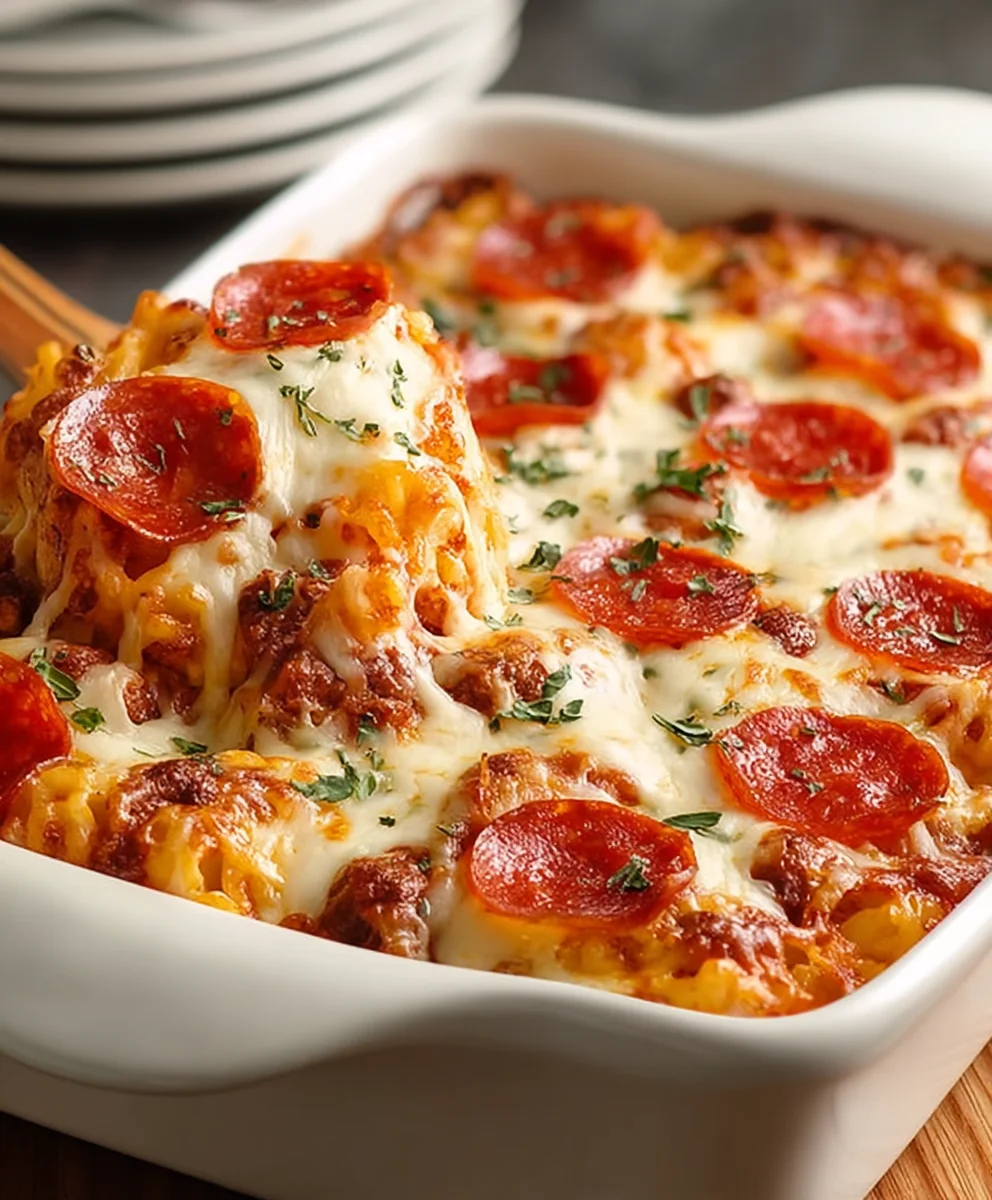 Bubble Up Pizza Casserole - Easy Family Dinner