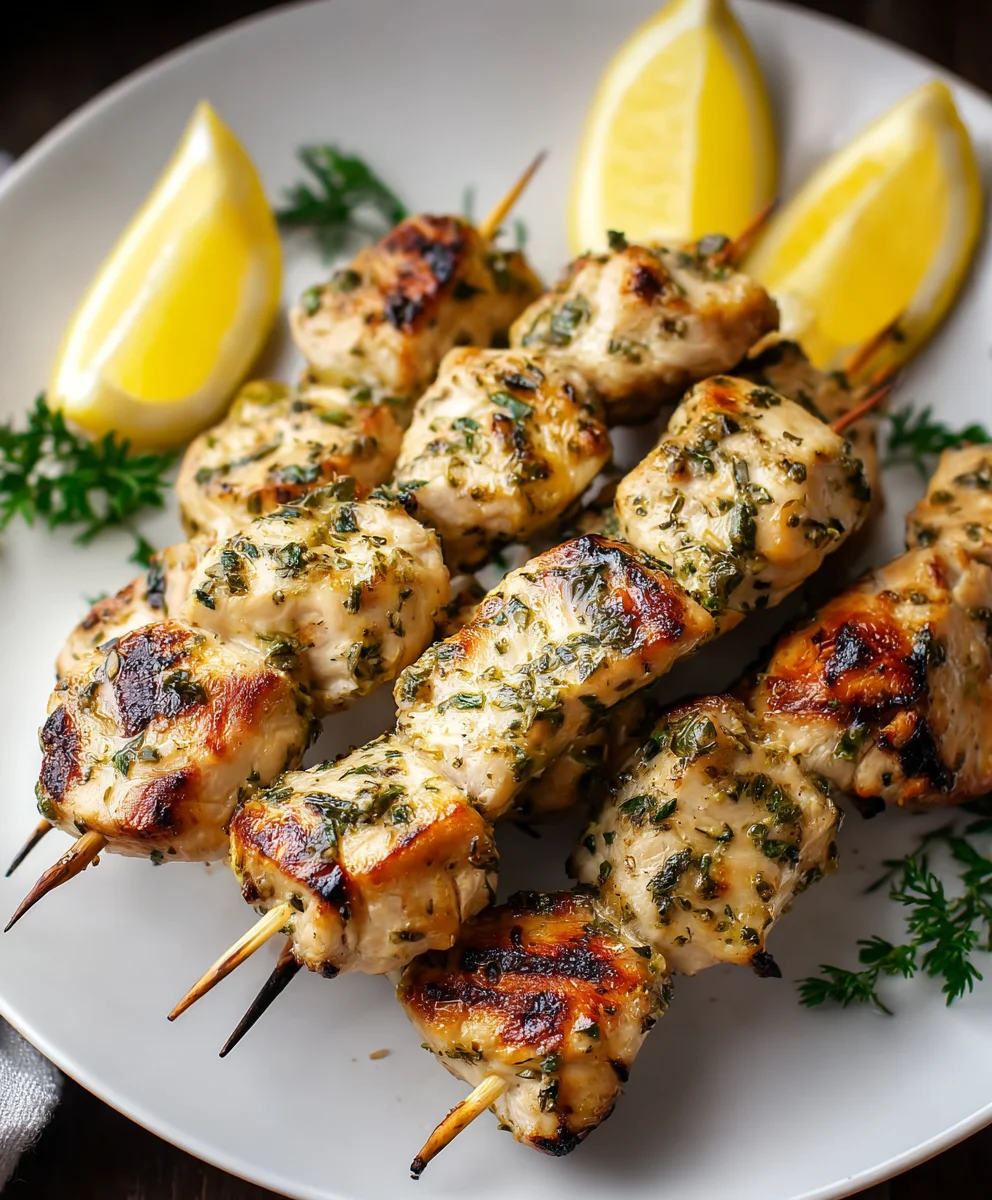 Lemon Herb Beef Skewers - Easy Grilled Flavor
