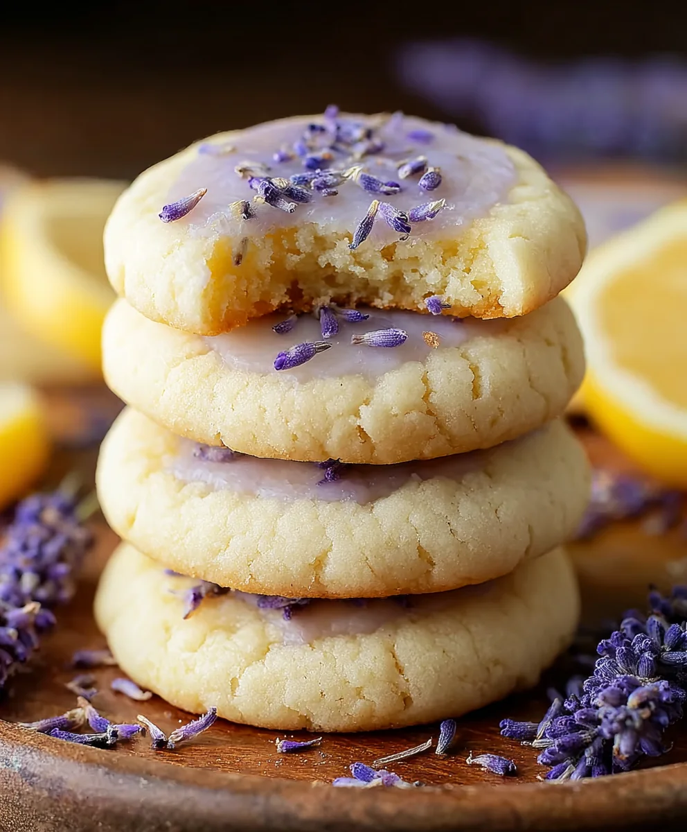 Buttery Lemon Lavender Cookies-Soft Delicious Recipe