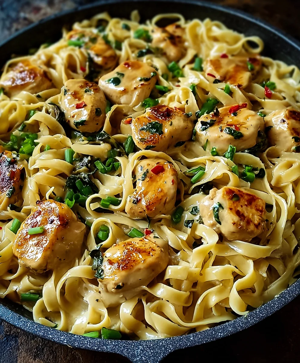 Easy One-Pan Chicken Noodles Dinner