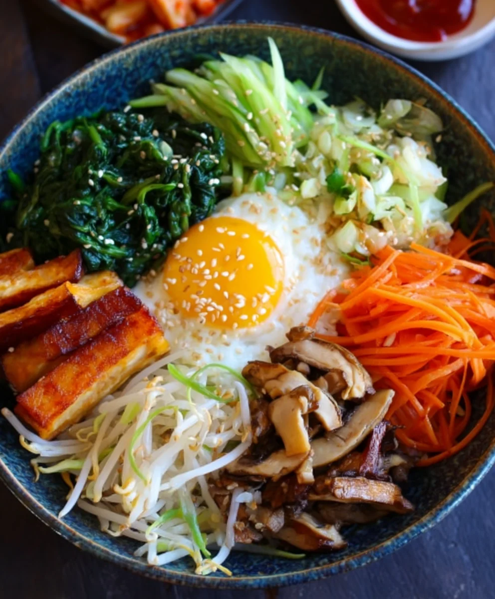 Easy Vegan Bibimbap Recipe- Delicious Plant-Based Bowl