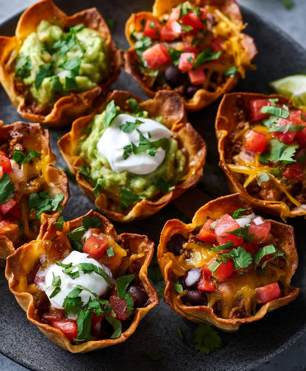 Easy Beef Taco Cups - Quick & Delicious Weeknight Meal