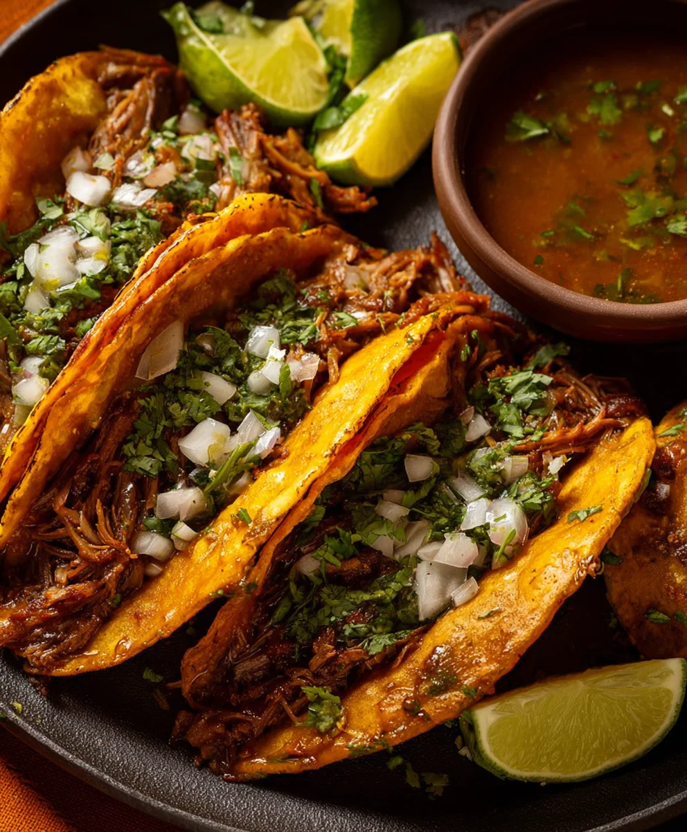 My Fave Beef Birria Tacos-Authentic Flavor