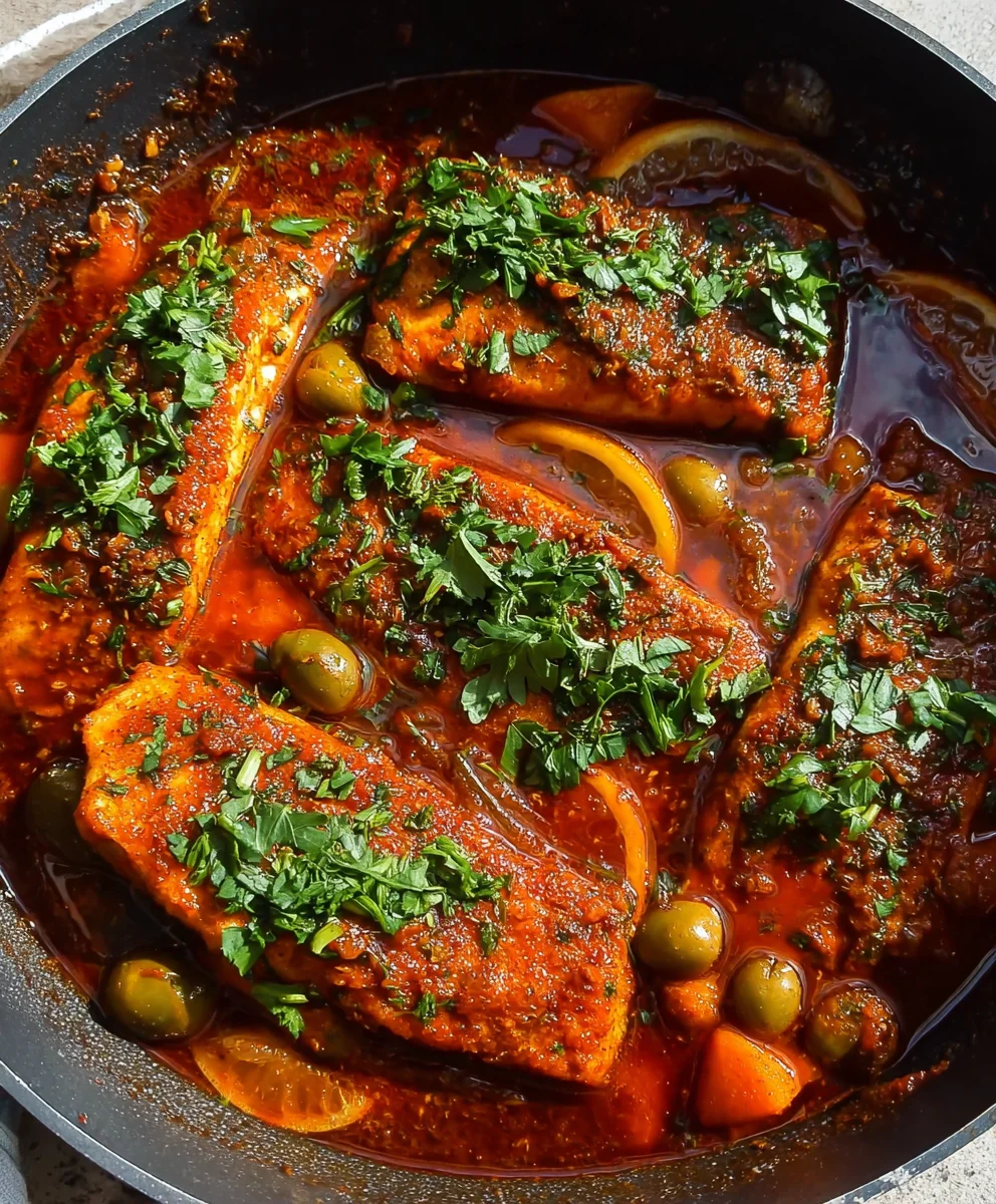 Spicy Moroccan Fish Recipe - Rich Flavor