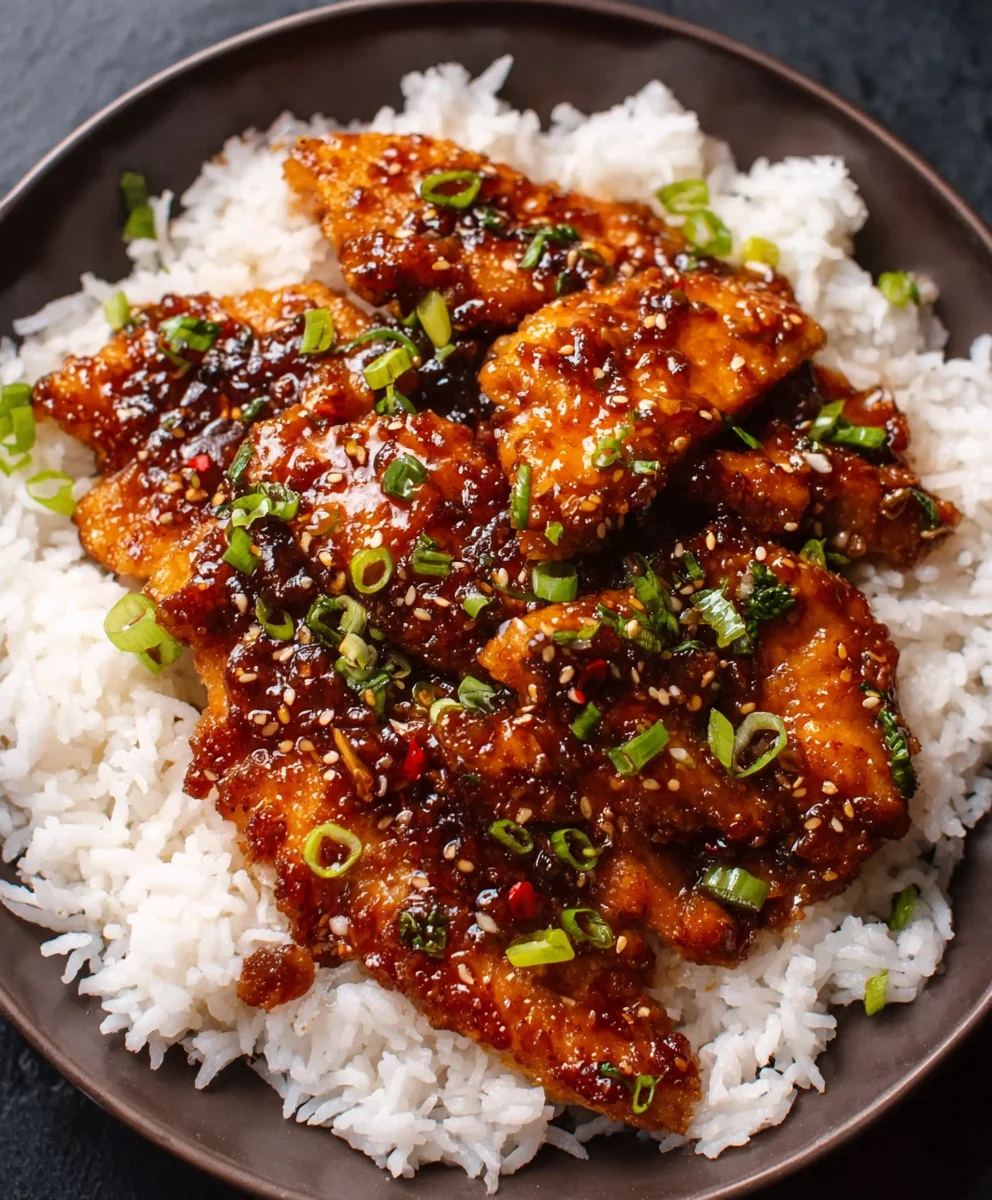 Easy Honey Garlic Chicken or Beef Recipe