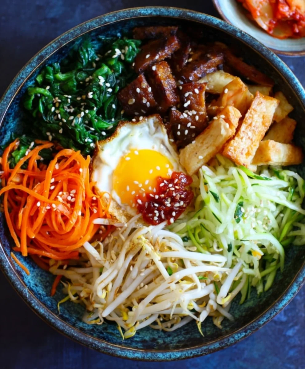 Easy Vegan Bibimbap Recipe- Delicious Plant-Based Bowl