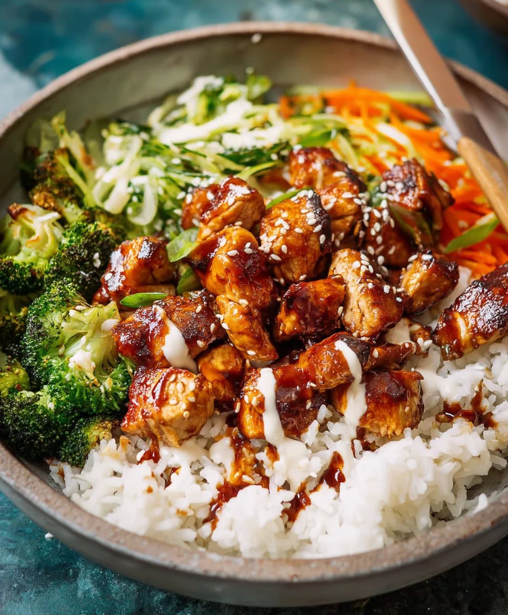 Easy Sticky Chicken Bowls - Delicious & Quick Meal