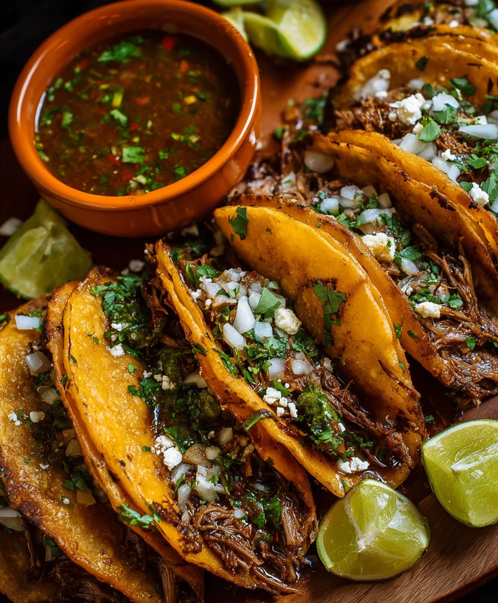 My Fave Beef Birria Tacos-Authentic Flavor
