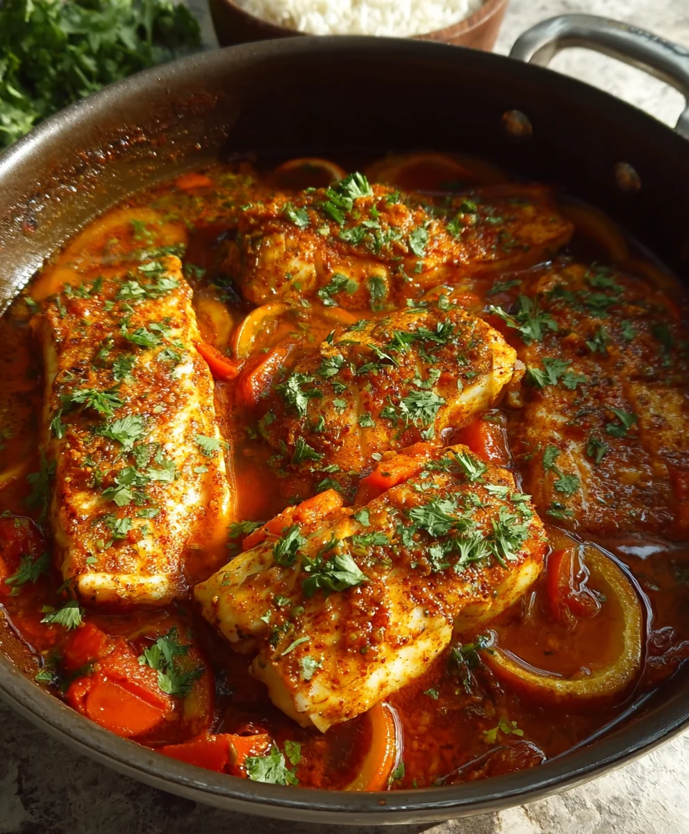 Spicy Moroccan Fish Recipe - Rich Flavor
