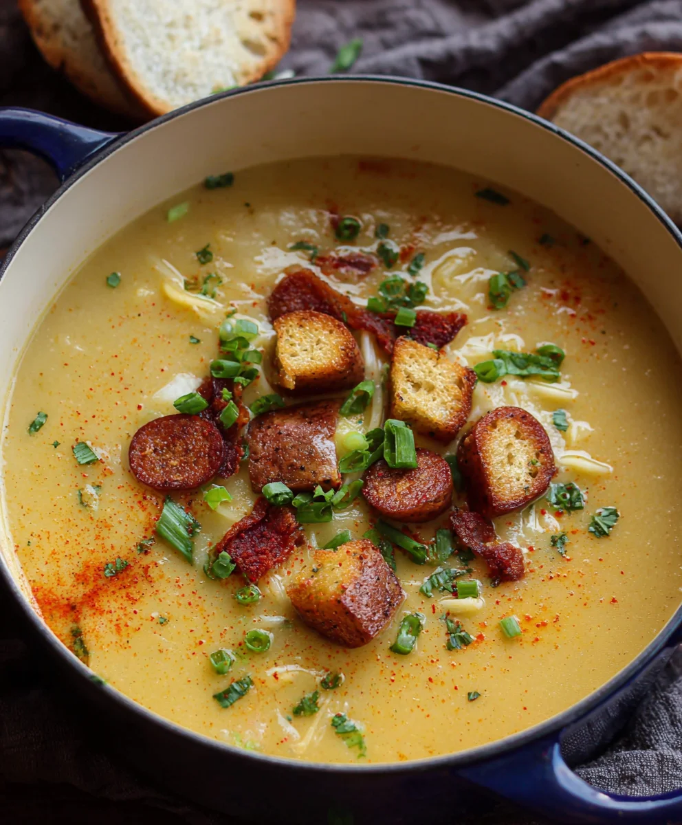 Cajun Potato Soup-Hearty Flavor-Easy Recipe