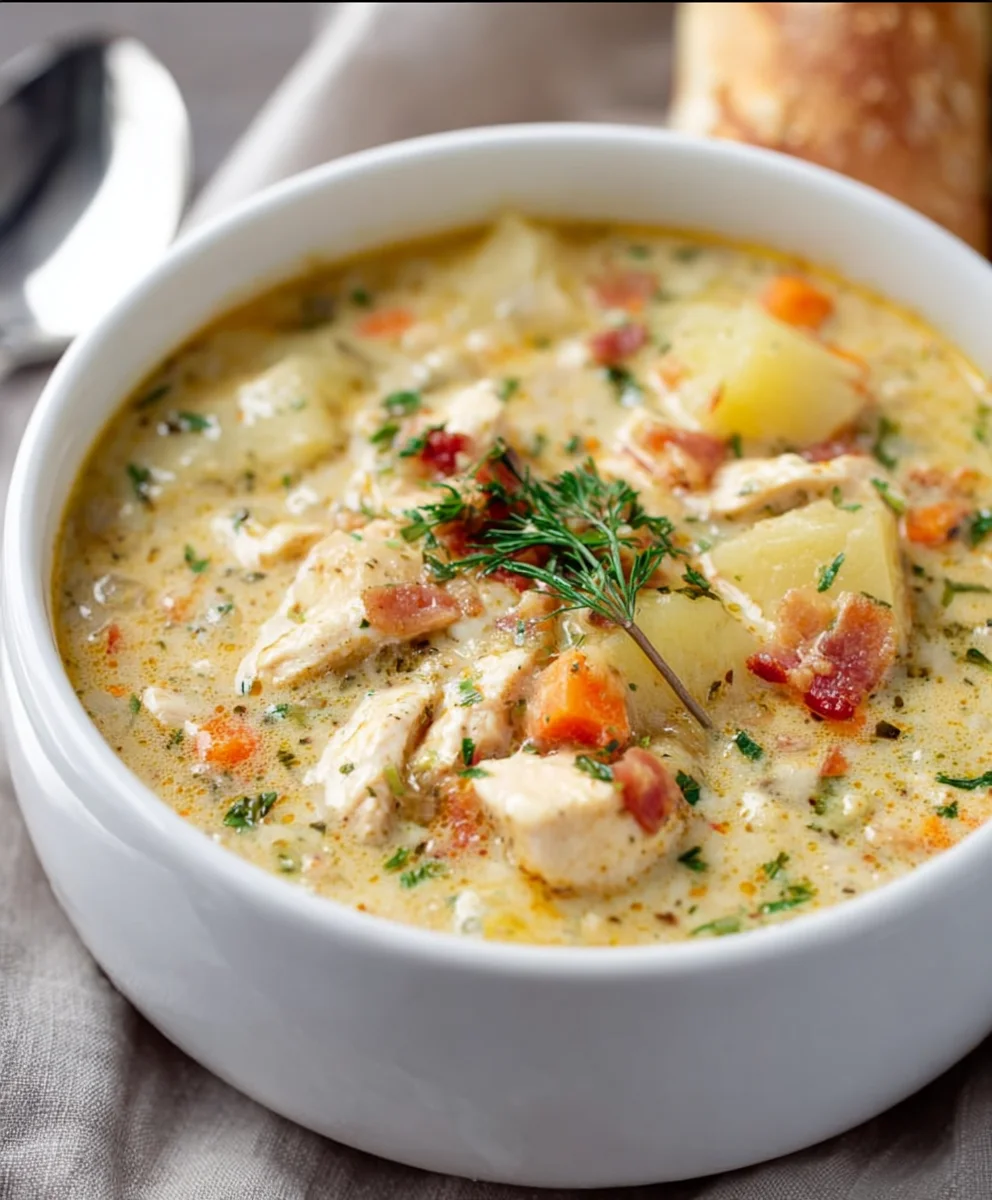 Easy Potato Soup Recipe - Creamy & Delicious