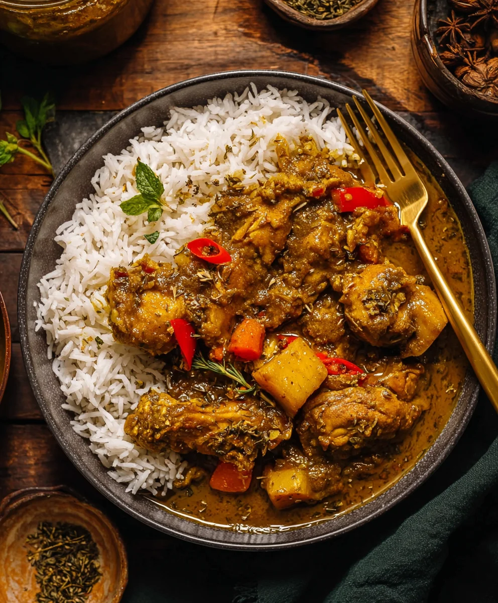 Authentic Jamaican Curry Chicken-Flavorful & Easy Recipe