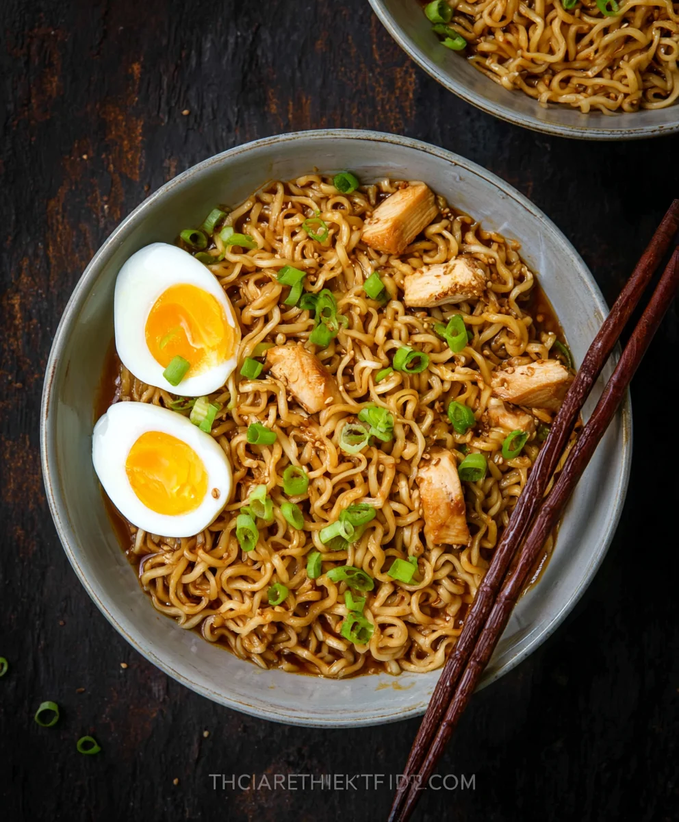 Easy Saucy Beef Ramen Noodles-Quick & Delicious Recipe