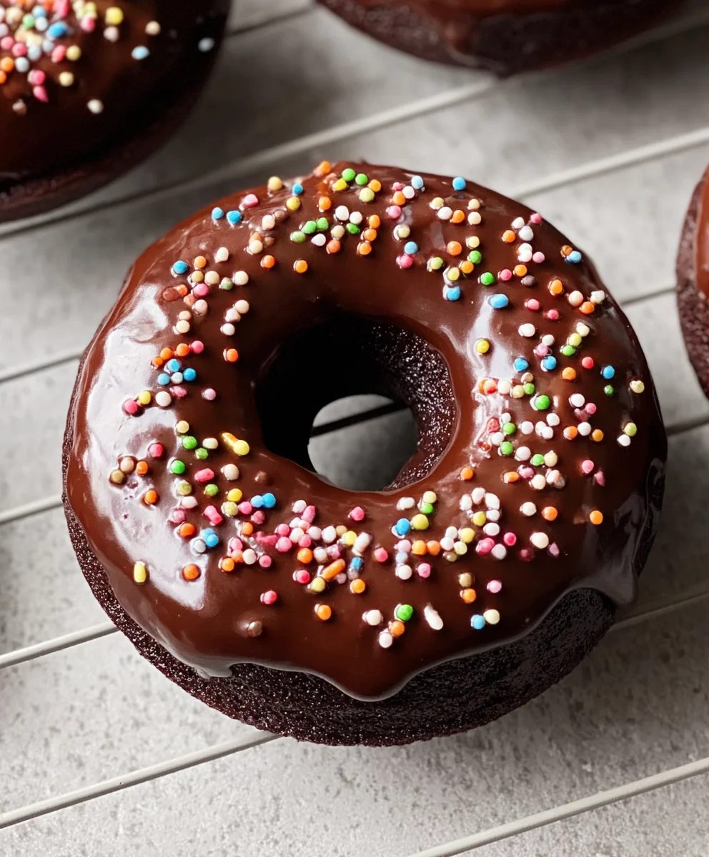 Easy Chocolate Baked Donuts - Deliciously Moist Recipe